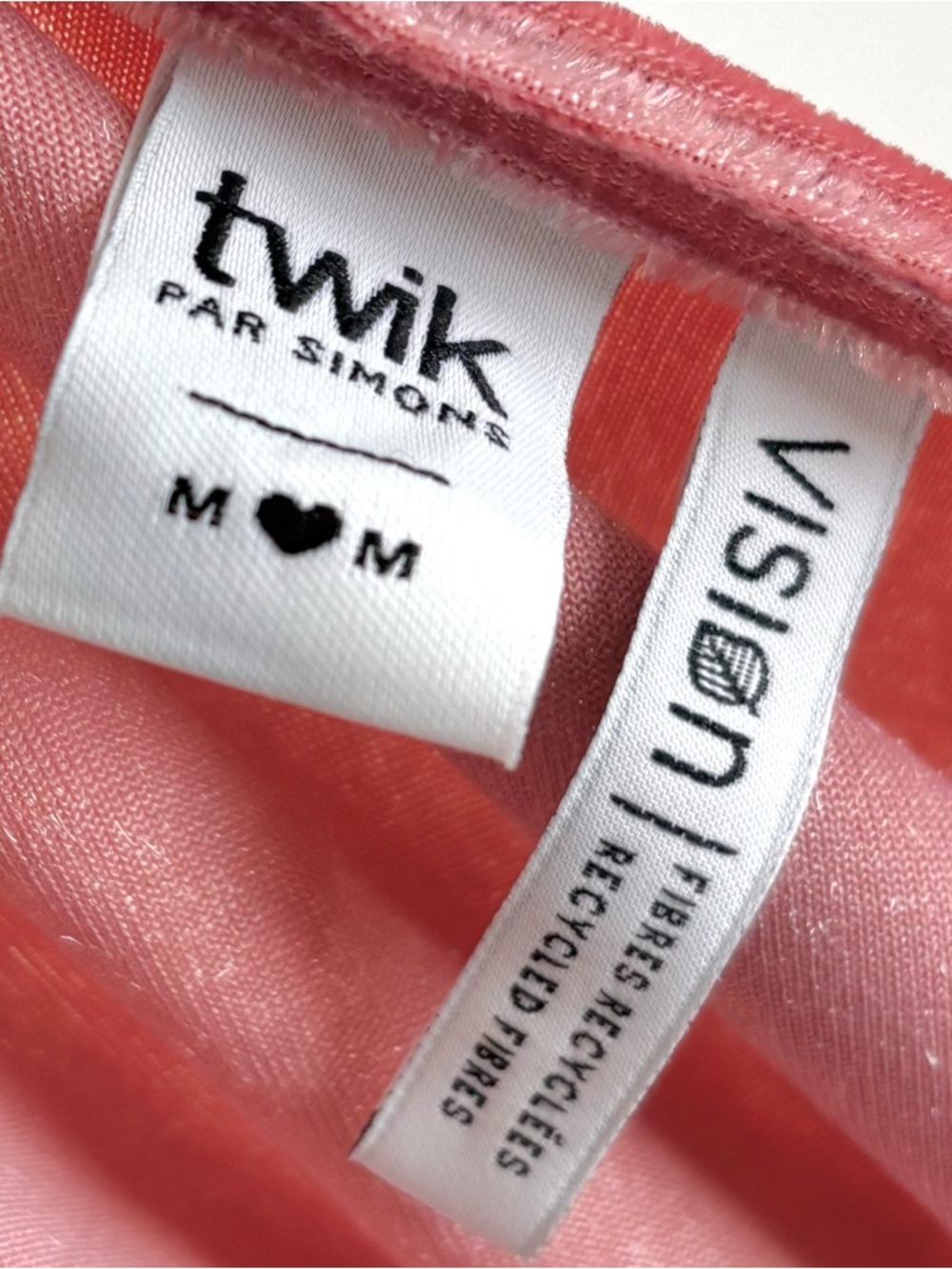 Twik pink velvet faux-wrap top - Picture 5 of 6